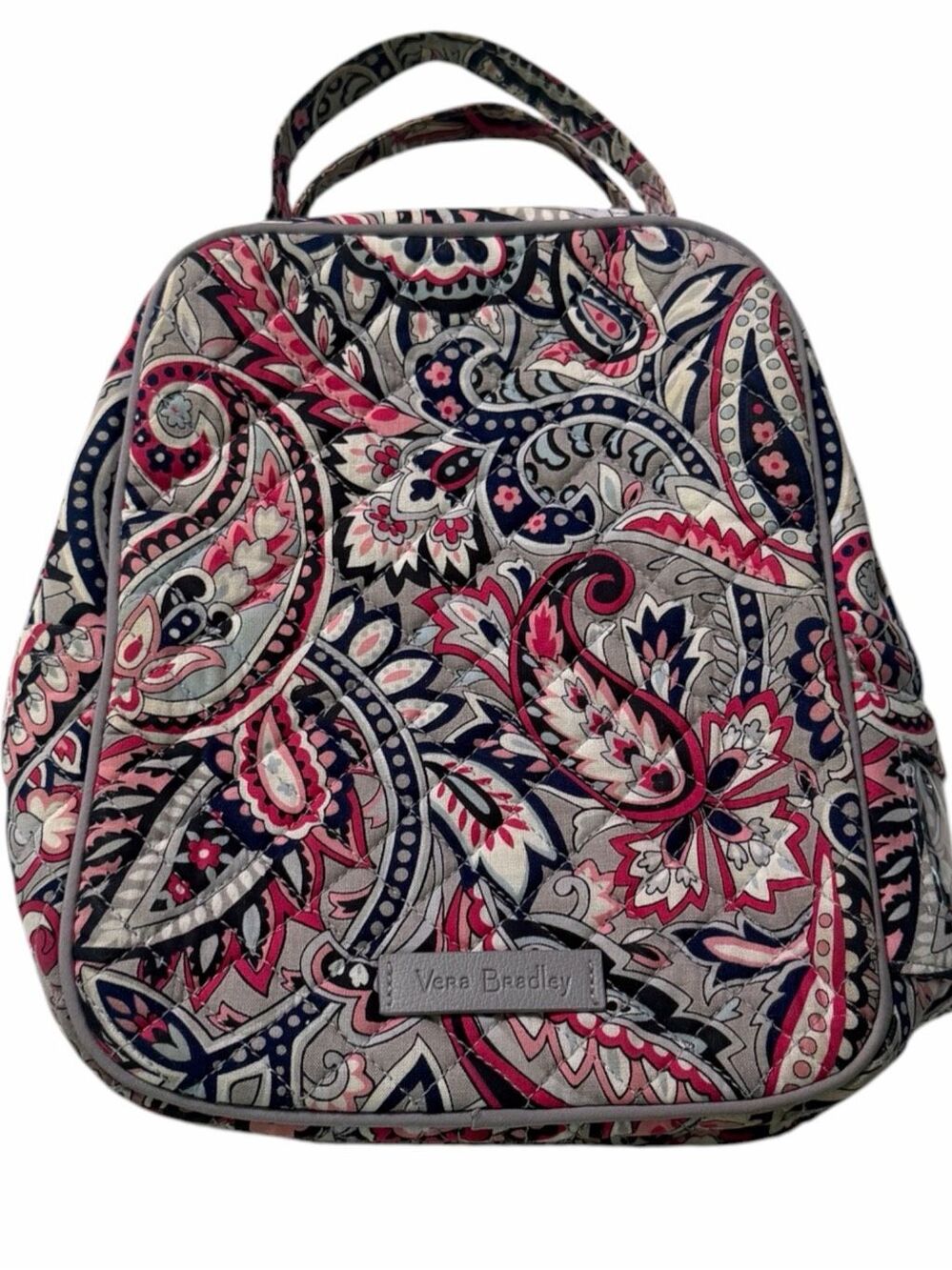 VERA BRADLEY Gramercy Paisley Quilted Lunch Bag Insulated Lunch Tote Retired